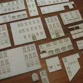 architektonický model řezání laserem