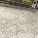 architektonický model řezání laserem