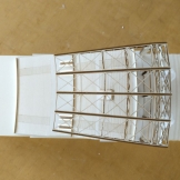 architektonický model řezání laserem