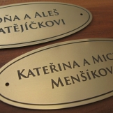 Jmenovky na dveře