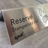 nerezové štítky