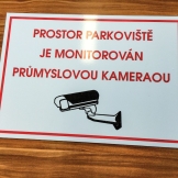 PVC plastová cedule