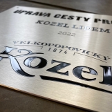 kozel cedule