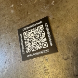 QR kód štítek